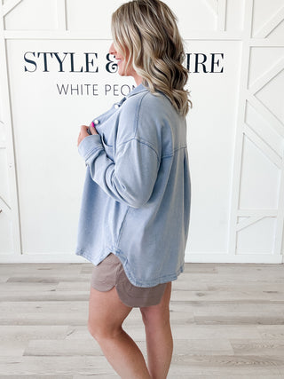 Kaitlyn Oversized Button Up Shacket