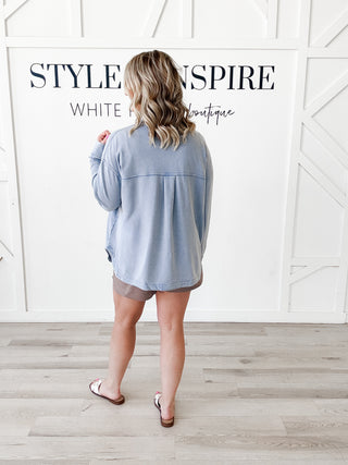 Kaitlyn Oversized Button Up Shacket