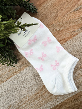 Ribbon Printed Socks *final sale*