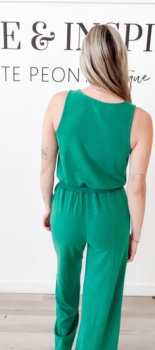 Jackie Modal Sleeveless Jumpsuit