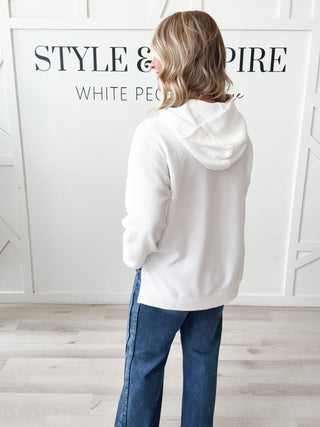 Karinna Cloudy Knit Hooded Top