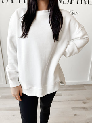 Leah Boyfriend Sweatshirt W/Pockets *Final Sale*