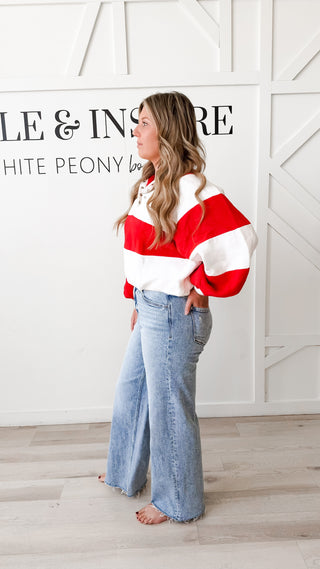 ILona Rugby Stripe Pullover
