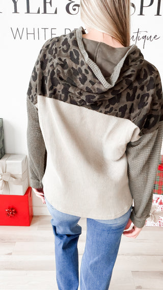 Mackenzie Star Peace Patchwork Hoodie