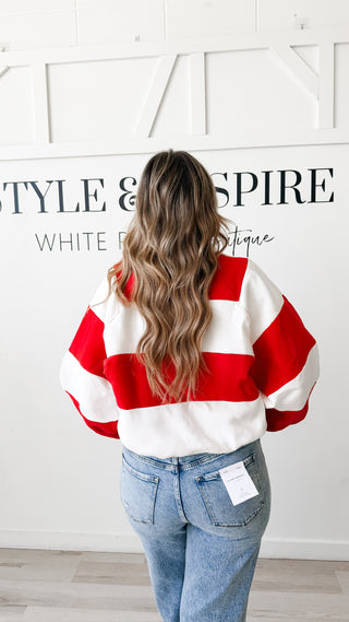 ILona Rugby Stripe Pullover
