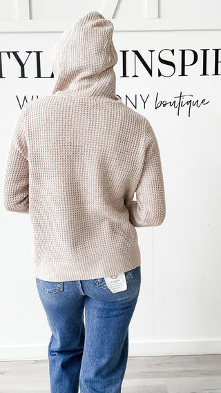 Reagan Waffle Hoodie