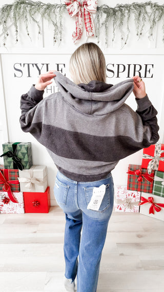 Keira Stripe Block Hoodie