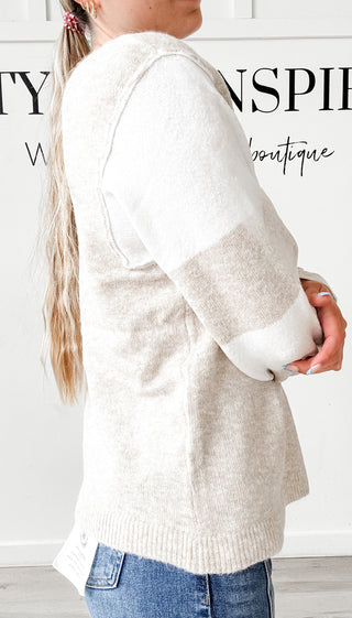 Mariah Color Block Henley