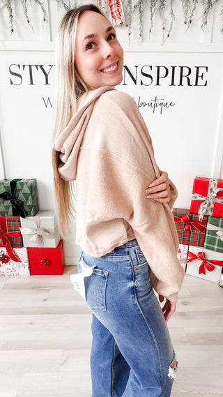 Keira Stripe Block Hoodie