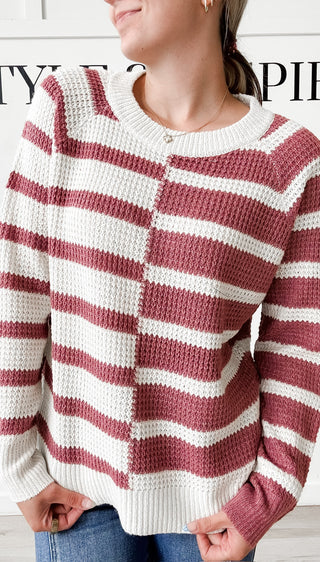 Bella Multi Stripe Sweater