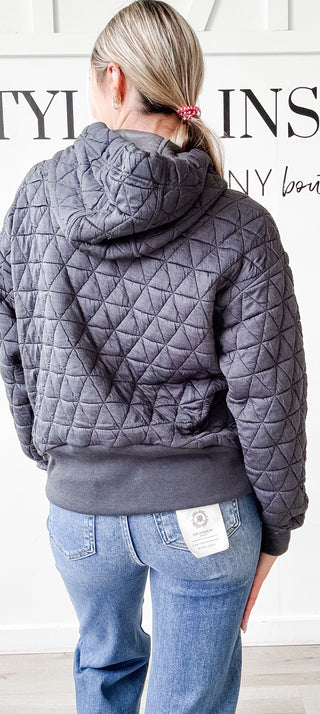 Angela Quilted Hoodie