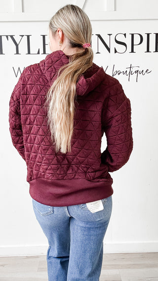 Angela Quilted Hoodie
