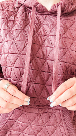 Angela Quilted Hoodie