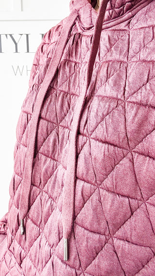 Angela Quilted Hoodie