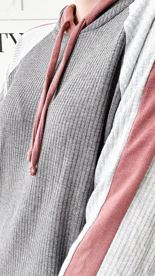 Tawnya Color Block Hoodie