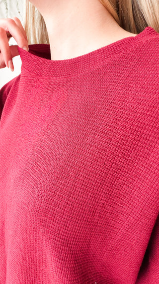 Macie Double Knit Half Sleeve Top