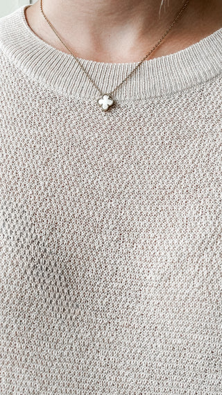 Connie Texture Block Sweater