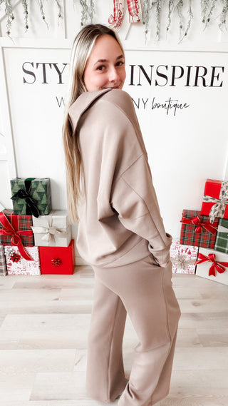 Mavis Collared Scuba Pullover