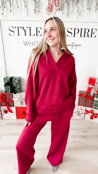 Mavis Collared Scuba Pullover