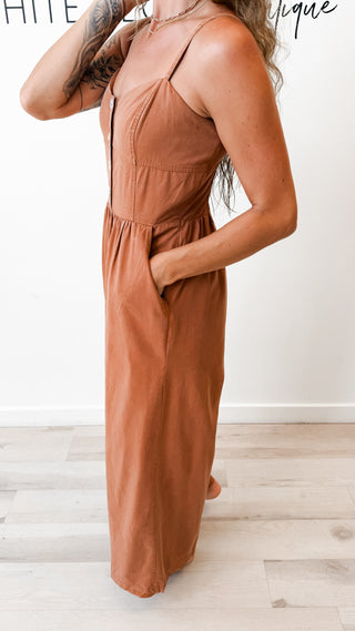 Tenley Sweetheart Neck Jumpsuit