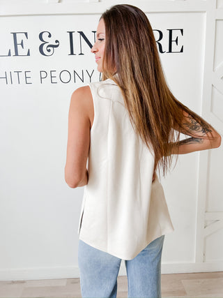 Sloane Open Front Long Vest