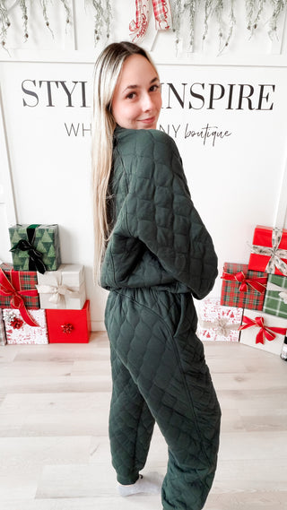 Sylvie Quilted Bomber Jacket