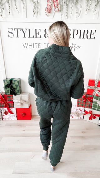 Sylvie Quilted Bomber Jacket