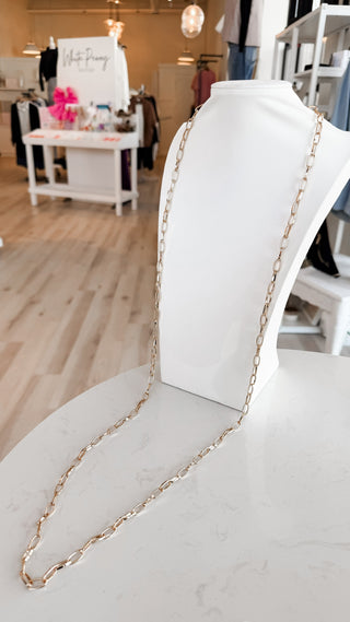 Open Chain Wrap Necklace. *Final Sale*