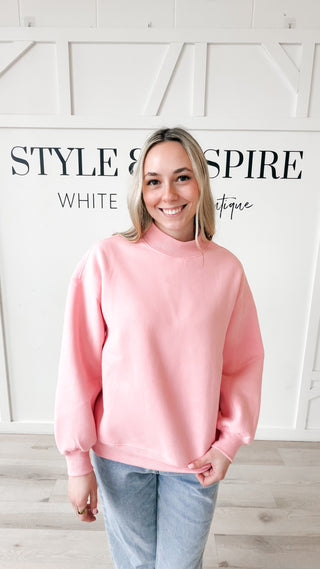 Svea Mock Neck Sweatshirt