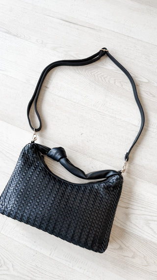 Woven Knotted Handle Bag
