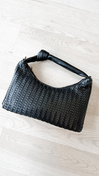 Woven Knotted Handle Bag