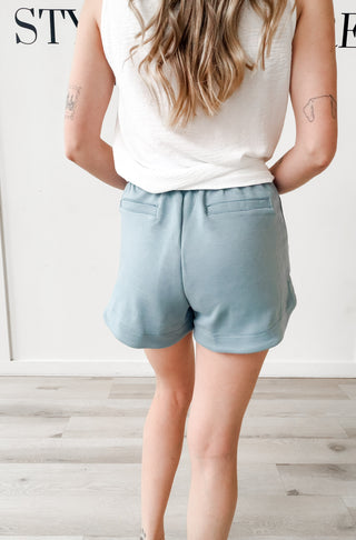 Tenley Scuba Shorts With Pockets