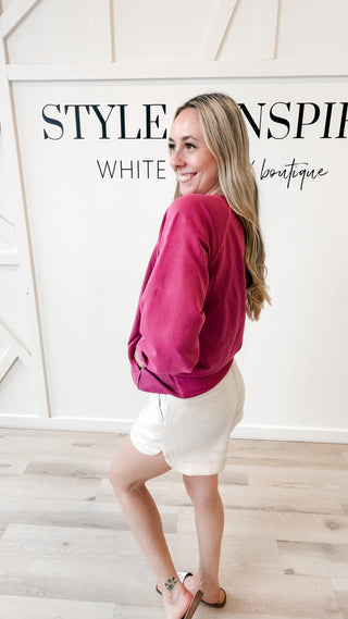 Tenley Scuba Shorts With Pockets