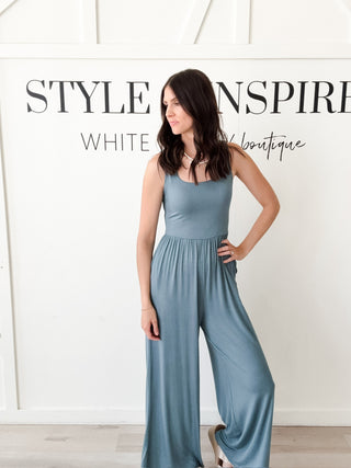 Katerina Square Neck Jumpsuit