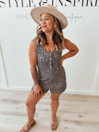 Adeline Animal Urban Ribbed Romper