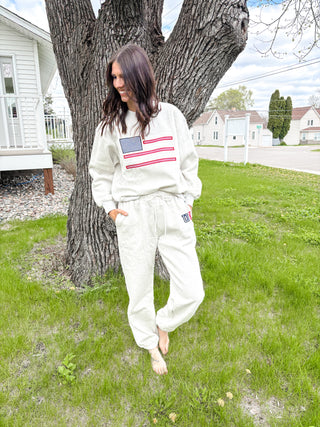 USA Applique Sweatshirt