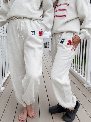 USA Applique Joggers
