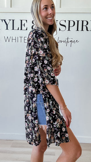 Luann Floral Kimono