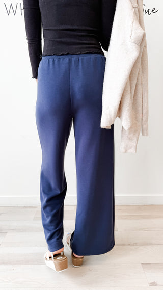 Dayna Modal Drawstring Wide Leg Pants