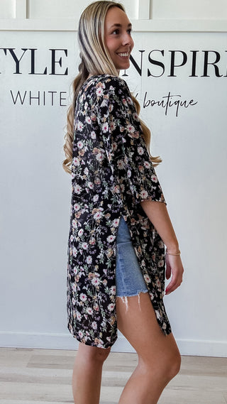 Luann Floral Kimono