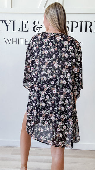 Luann Floral Kimono