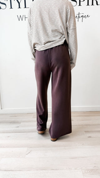 Dayna Modal Drawstring Wide Leg Pants