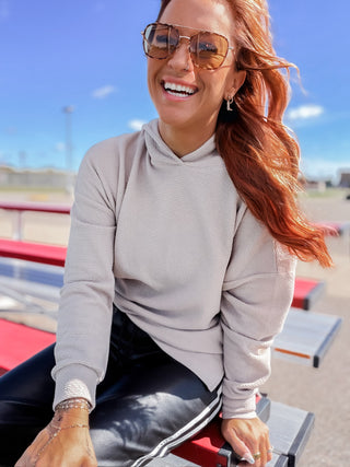 Karinna Cloudy Knit Hoodie