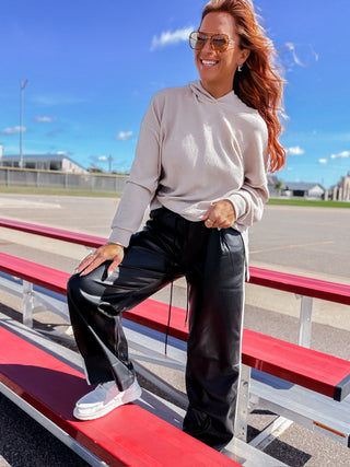 Karinna Cloudy Knit Hoodie
