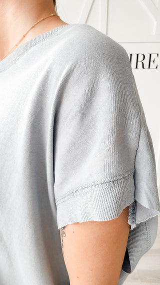 Cindy Open Back Boxy Tee