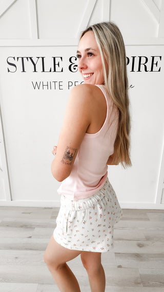 Sloane Button Front Tank