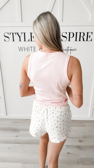 Sloane Button Front Tank
