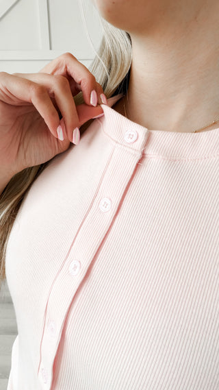 Sloane Button Front Tank