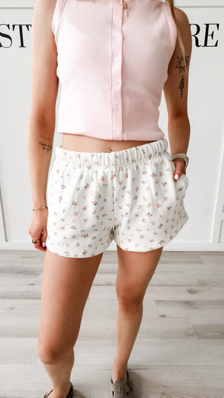 Patty Ditsy Print Shorts