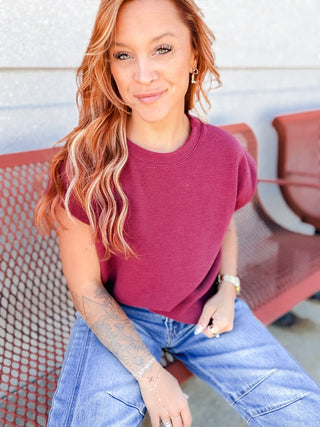 Tawna Cloudy Knit Sleeveless Top